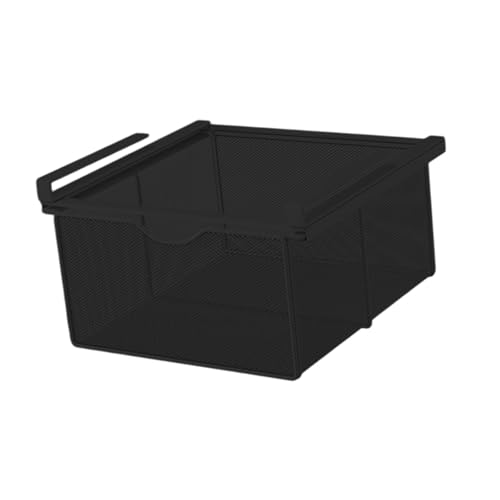 Panier extensible suspendu noir pour un espace de travail ordonné