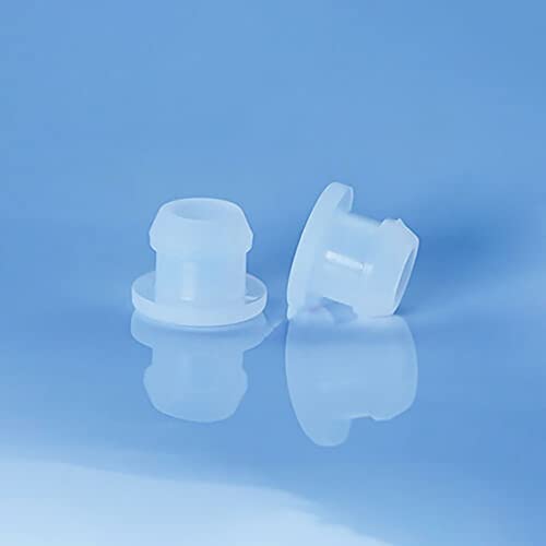 GatherTOOL 10/20 Piezas Tapas de Orificio de Goma de Silicona Transparente de 4,5mm a 14mm Cubierta de Enchufe Tipo T Transparente Junta a presión Tapas de Extremo Obturador tapón de Sellado Cover