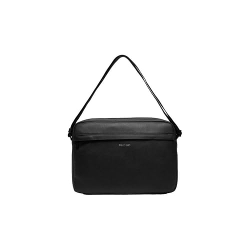 Calvin Klein Bolso Bandolera Hombre Must Messenger Mediano, Negro (Ck Black Pebble), Talla única
