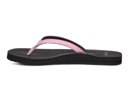Image of Sanuk Yoga Joy Womens Flip Flops | Yoga Mat Footbed | Sandals for Women | Womens Yoga Sandals | Women's Beach Sandals