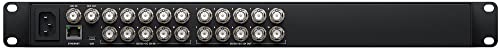 Image of Blackmagic Design Videohub 10x10 12G Zero Latency Video Router with 6ft Power Cord and 5 Pack of SolidSignal Cable Ties (VHUBSMAS12G1010)