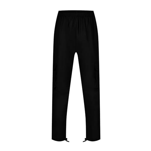 Men's Casual Solid Leggings Pants Drawstring Elastic Waist Pocket Pants Trousers Twill Work4