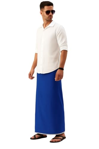 Image of pure cotton lungi for men