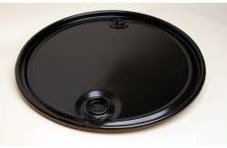 BayTec 55 Gallon Steel Drum Lid with Fittings -LID ONLY, NO Ring, Black or White or Grey