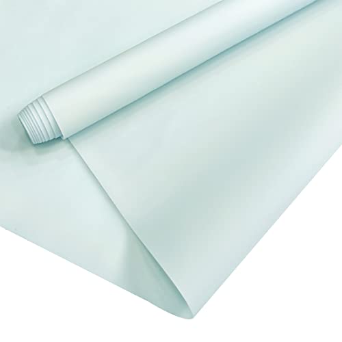 Rouleau de vinyle PVC lisse aspect cyan de qualité pour bijoux fins
