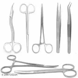 Tiago Suthar scissor/tonsil 6 inch/Artery Forcep 6/ pointed forcep/dental twizer 6 inch/Artery Forcep Curved 6 inch/Mayo curved 6 inch (pack of 7 pcs) stainless steel (B0BVBFF6FC) Amazon Price History, Amazon Price Tracker