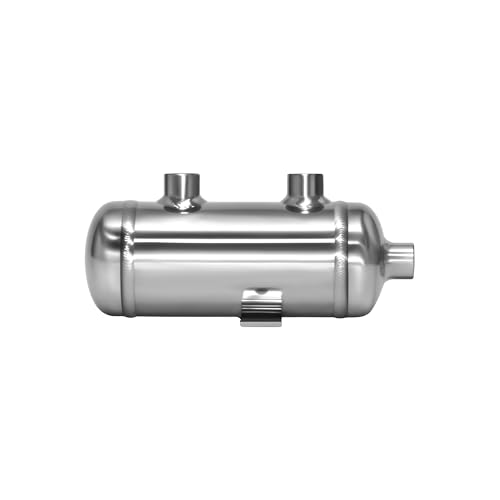 Image of 0.1Gallon 304 Stainless Steel High Pressure Mini Small Portable Air Tank Air Reservoir Water Storage Tank 3 NPT Ports
