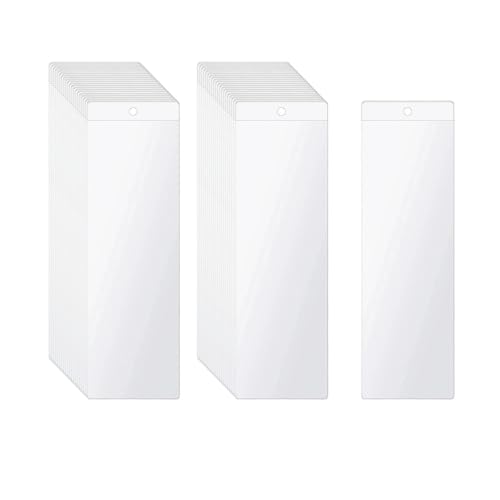 50 Pochettes Marque-pages Transparentes de Protection - 7