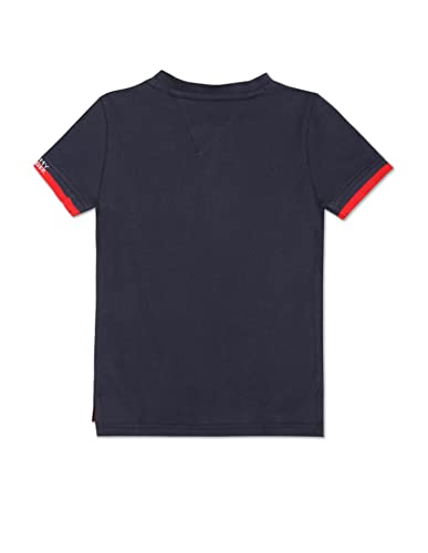 Image of Tommy Hilfiger Boy's Printed Regular Fit Polo T-Shirt