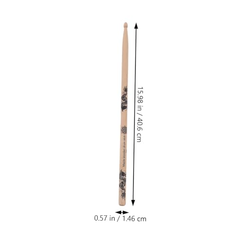 Baquetas KESYOO 5A de madera de arce, 2 piezas, para batería y tambores, ligeras y portátiles miniatura 2