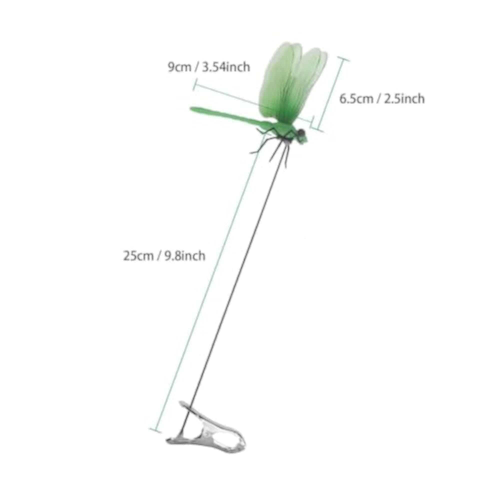 3D Artificial Dragonfly Clip for Vibrant Garden Decor