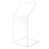 Clear Acrylic Splash Guard and Splash Shield, Store Countertop, Restaurant, Reception desk (12 Inch)