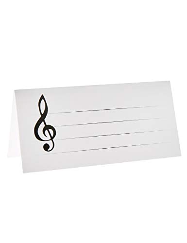 Marque-places musique carton