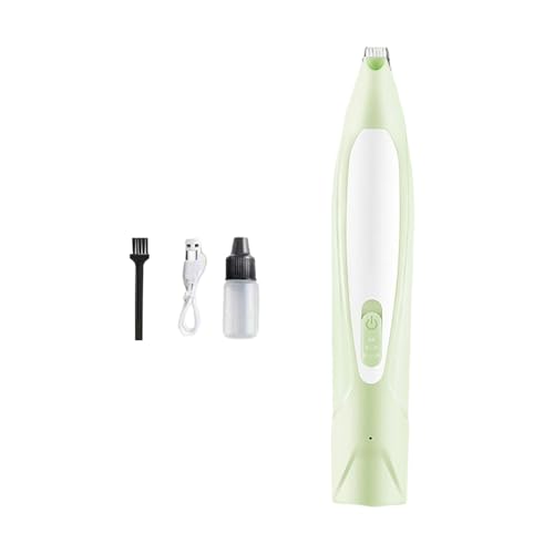 IWOMA Cat Shaver Quiet Electric Pet Trimmers Shaver Professional Grooming Tool for Hair for Cats Small Large Dogs, Green