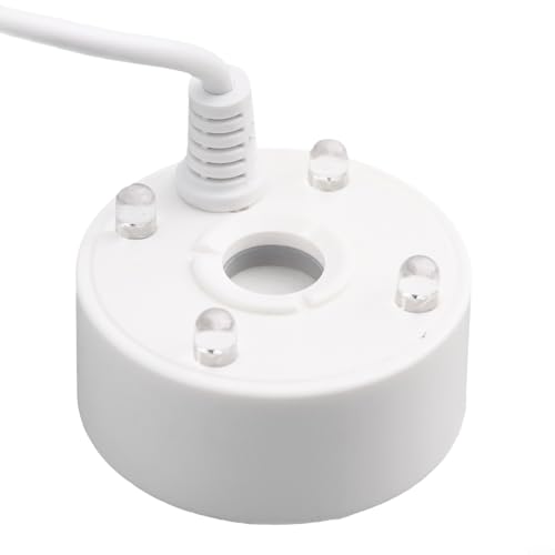 Lot de 3 brumisateurs LED alimentés par USB pour créer un superbe effet de brume dans votre bassin ou aquarium avec cet appareil (blanc)