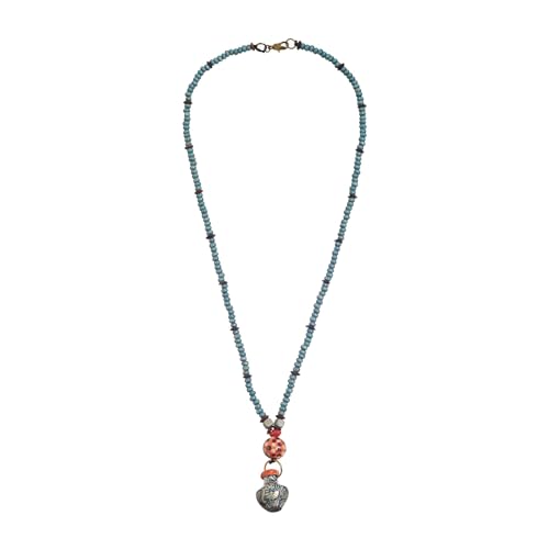 Image of AAKRITI ART CREATIONS Boho & Tribal Handcrafted Ethnic Necklace Collection | Multicolour Pendants, Mandala, Lotus & Dreamcatcher Designs | Artisan Lariat, Collar & Statement Jewelry for Women