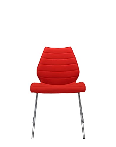 Kartell Maui Soft Sedia, Silla Trevira Rojo Kartell Maui Soft Sedia, Silla Trevira Rojo