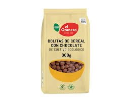 Pack 2x300g Bolitas de Cereales con Chocolate | Selección BIO | Grano Expandido de Alta Fidelidad | Calidad Vegana | Cobertura de Cacao Puro | Energía Ligera y Crujiente