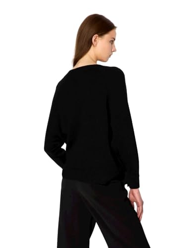 A｜X ARMANI EXCHANGE Women's Knit Front Logo Wool Blend Pullover Sweater2