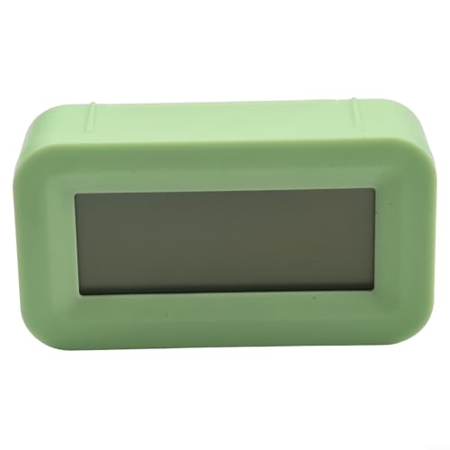 TDCuizent Réveil numérique avec affichage de la température, fonction calendrier, écran LCD, horloge de bureau à piles pour chambre à coucher, bureau, maison, voyage, alarmes, thermomètre, affichage – vue 2