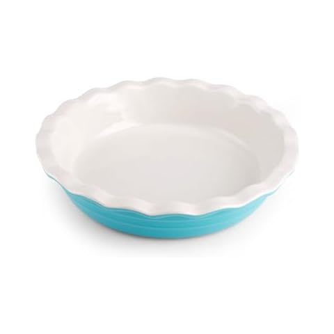 Farberware Ceramic Pie Dish, 10-Inch Cover