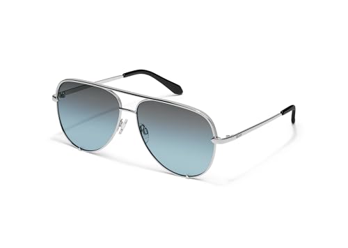 QUAY Aviator Lenses with UV Protection, Oversized Sunglasses2