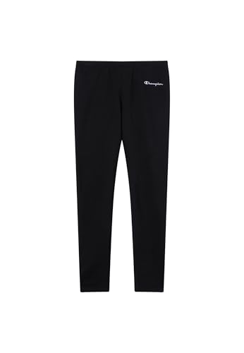 Leggings Femme Champion - Pantalons de sport en coton stretch confort noir