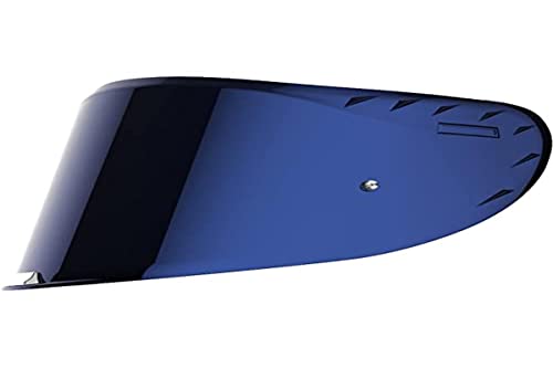 Visière LS2 FF327 Challenger contre l'éblouissement écran bleu iridium moto