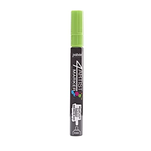 Pebeo 580116 4Artist Marqueur Pointe Ronde 4mm Vert Clair