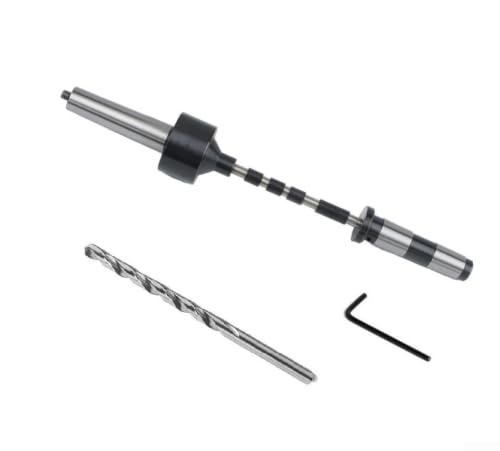 Mandril MT2 con broca de 7 mm y protector de acero inoxidable para torno de madera PM-002