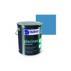 Isaval Peinture au caoutchouc chloré Bleu 5 kg
