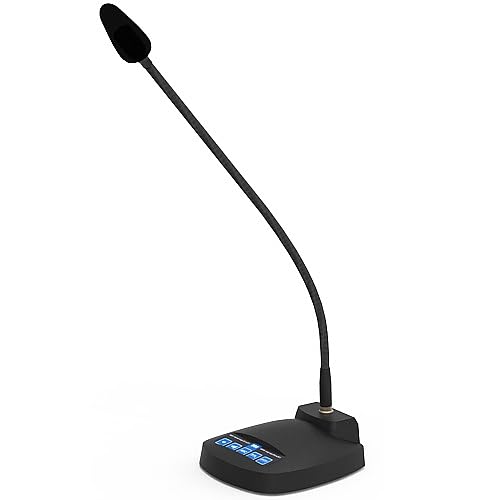 SpeechWare TBK3 3-in-1 TableMike USB Gooseneck Microphone with Exclusive Variable Long-Range Self Adjusting Input