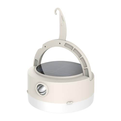 Tuxxjzm Farol solar de camping | Luces solares para exteriores, resistente a la intemperie, eficiencia energética, brillante, larga duración, 8 modos, lámpara compacta de alto lúmenes para decoración