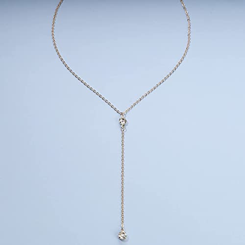 Yheakne Boho Collana di cristallo a strati Collana...