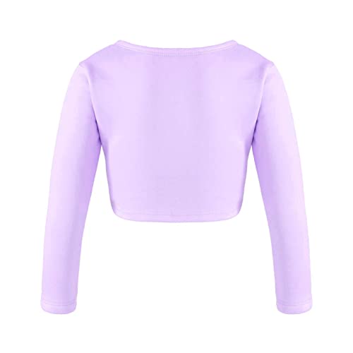 Girls Long Sleeve Thick Knot Ruched Dance Cardigan Shrug Ballet Wrap Shrug Sweater Wrap Tops Dress Cover Up2