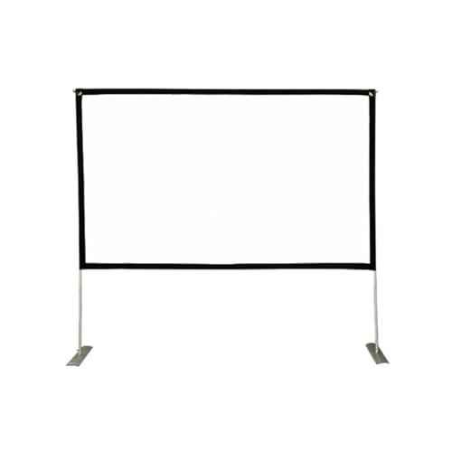 Écran de projection avec support 100 pouces 16:9 HD portable pour film