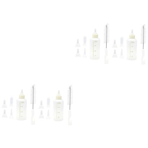 Yardwe 4sets Pet Nursing Bottle for Dogs and Cats Feeder for Puppies and Kittens Safe Portable Feeding Bottles for for Accurate Feeding