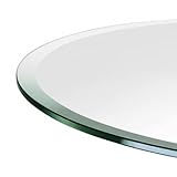 Custom Cut to Size Oval Glass Table Top - Tempered - 1/4