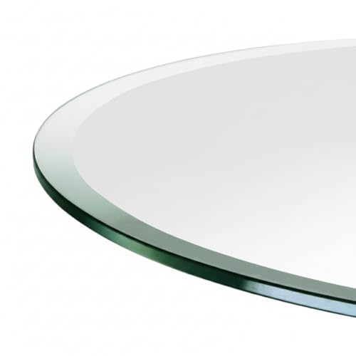 Custom Cut to Size Oval Glass Table Top - Tempered - 1/4