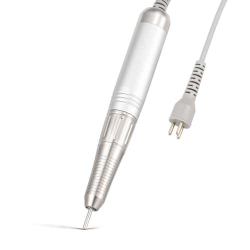 Nail Drill Handpiece Compatible with KUPA KP55, KP60, KP5000, UP-200, 30,000RPM Professional Nail Drill Handle Replacement 3 Pins for Manicure Art Tool, Low Noise and Smooth (Only Handpiece)