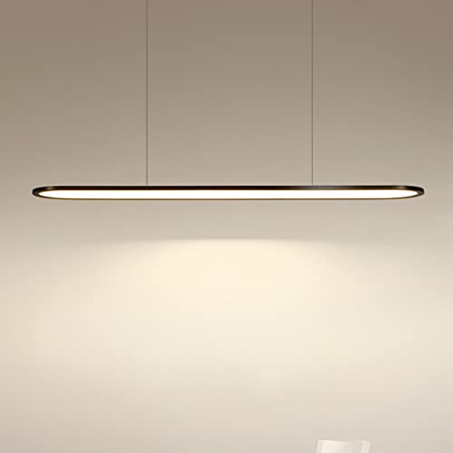 Suspension LED barrette avec éclairage strip et hauteur ajustable pour bureau