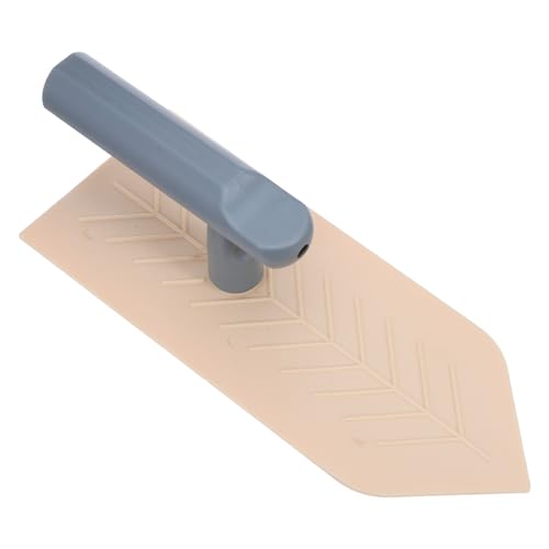 IWOWHERO Cazzuola di Finitura Piatta in Plastica Robusta con Impugnatura Ergonomica Utensile per Intonaco e Muratura Strumento Professionale per Lisciatura Pareti e Pavimenti Adatto per