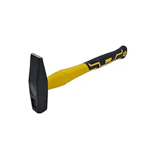 SZONE Machinist Hammer Carbon Steel Head With Fiberglass Handle, 300g