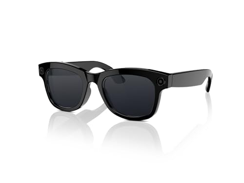 Image of Futopia AIVIS-M AI Smart Glasses|8MP Camera|IP67 Waterproof Black Frame|Photochromic Lenses|32GB Memory|Photo & Video|AntiShake Photography ChatGPT AI|Real-time multilingual Translation|Built in WiFi