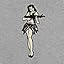 Hula Girl Stone Gray Heather
