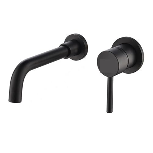 Robinet mural noir mat NBYGSC pour cuisine et salle de bain design
