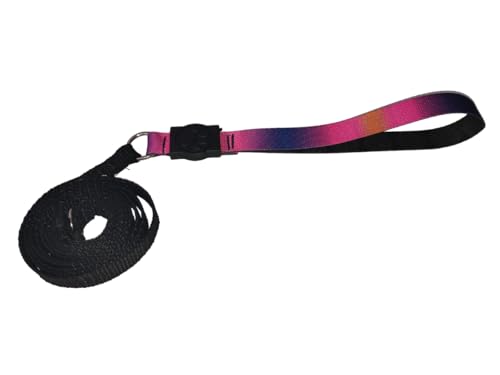 Guia Para Cachorro Coleira de Passeio Pet 2,00 metros Ajustável (Preto)