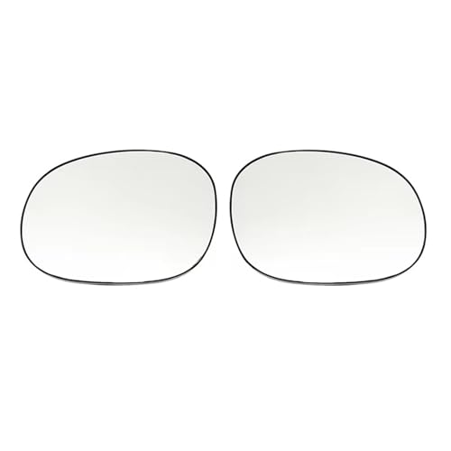Lentille de rétroviseur chauffant avec angle réglable pour Peugeot 206 miroir convexe anti buée