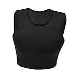 Menolana Karate Chest Protector for Women Protecting Vest Boxing Protection Chest Guards for Rugby Hockey Football Volleyball Home Gym, M