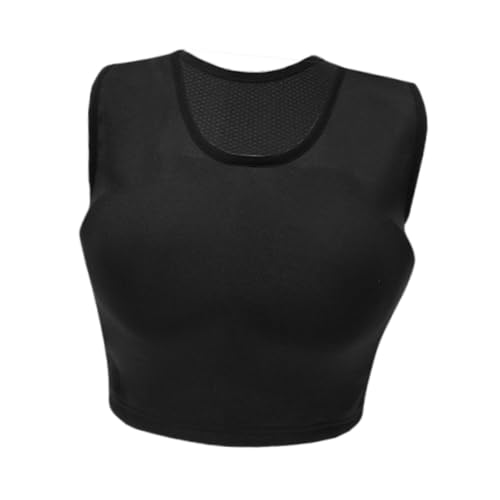 Menolana Karate Chest Protector for Women Protecting Vest Boxing Protection Chest Guards for Rugby Hockey Football Volleyball Home Gym, M